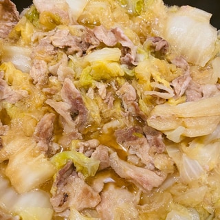 staubで白菜と豚こま切れ肉の旨煮
